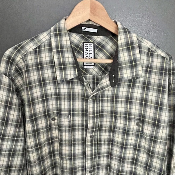 Billabong Mens Long Sleeve Button Down Casual Long Sleeve Collar Shirt Size XL - Picture 4 of 4